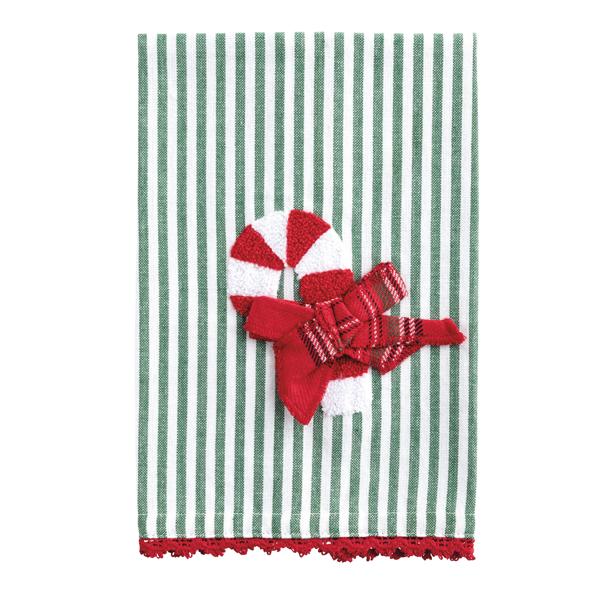 Candy Cane Tea Towel