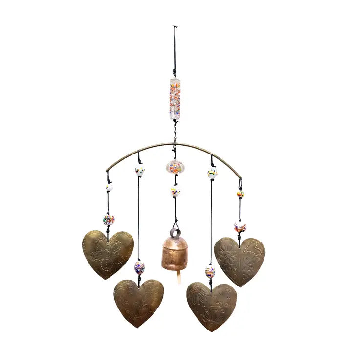 Hearts Galore Wind Chime