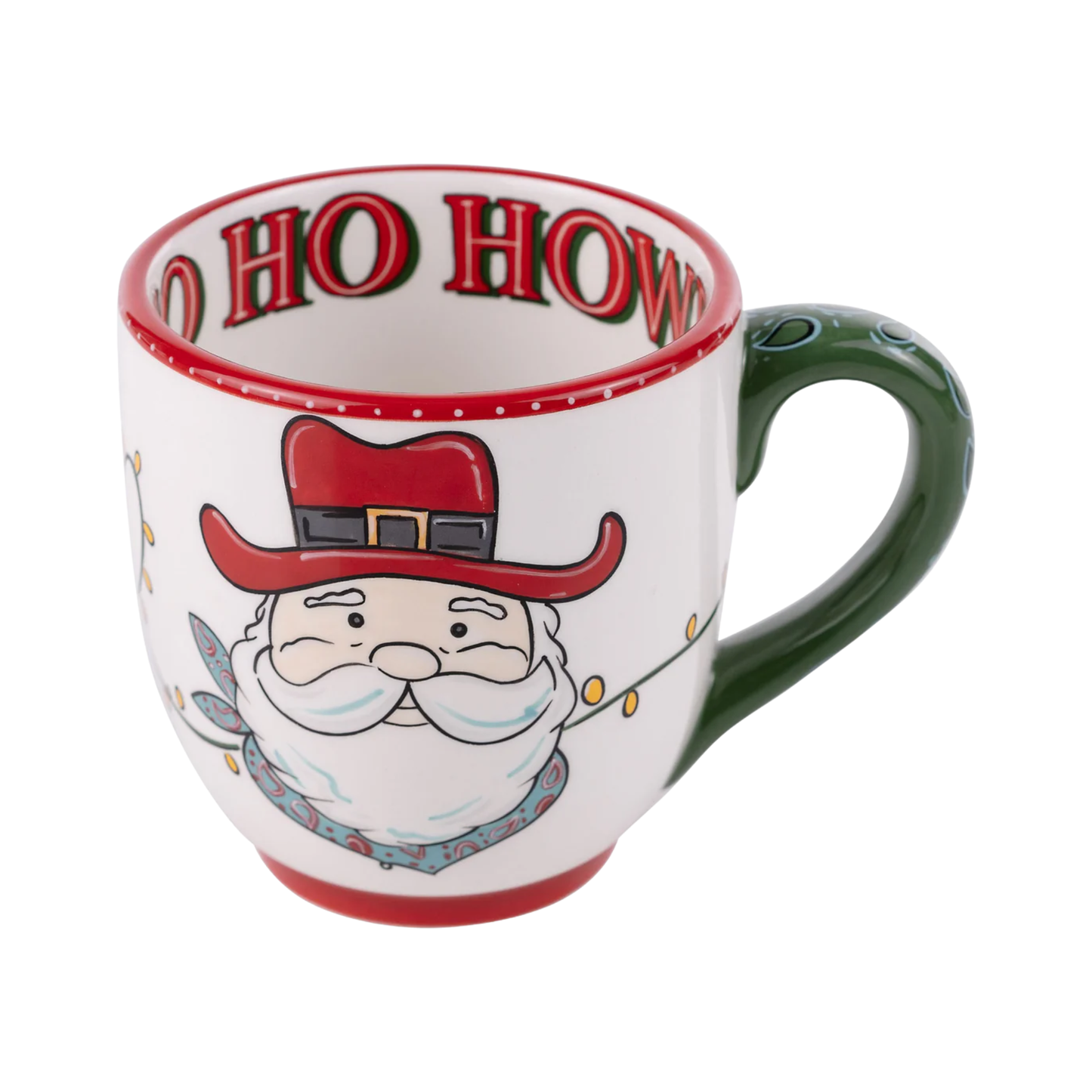 Ho Ho Ho Howdy Santa Mug