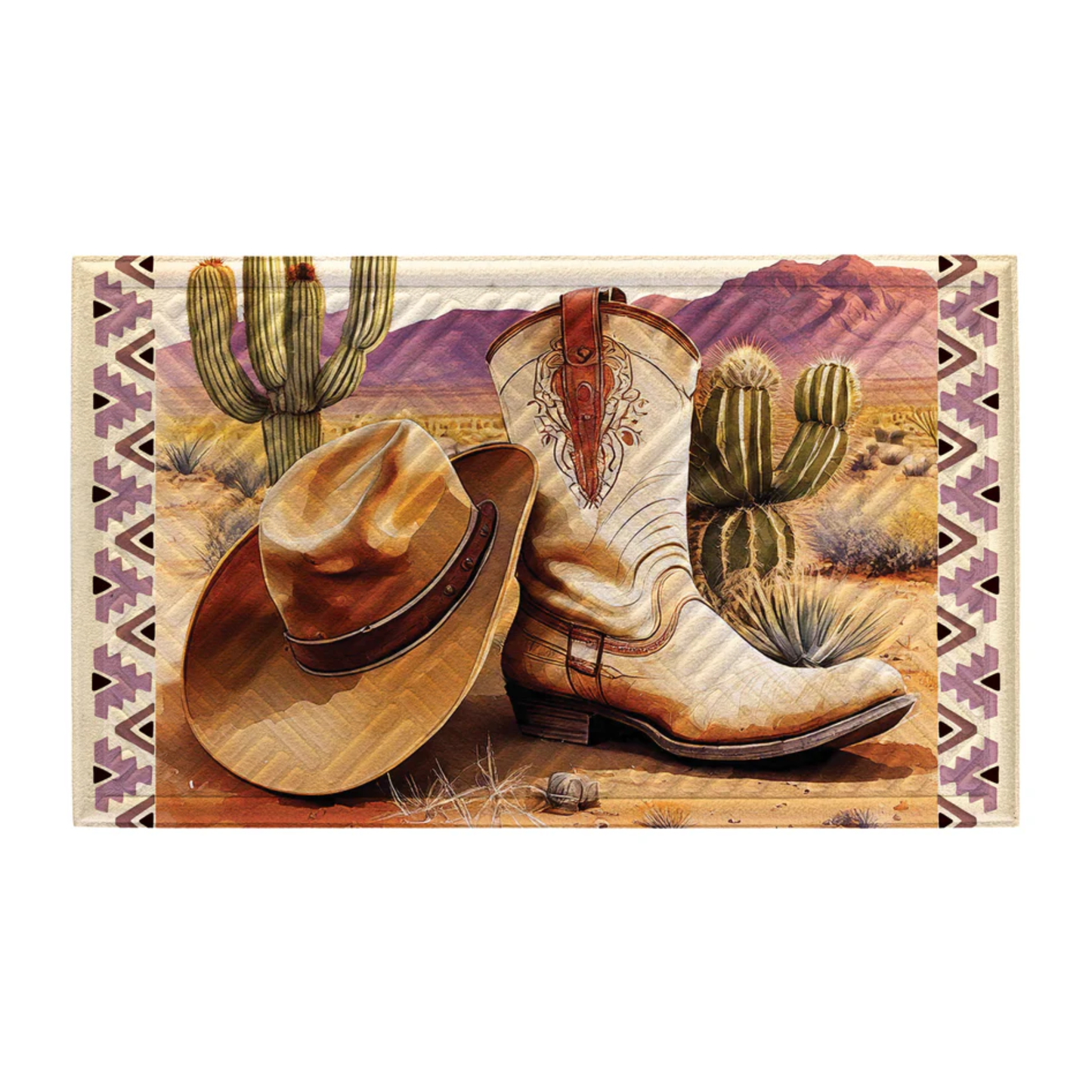 Wild West Embossed Mat