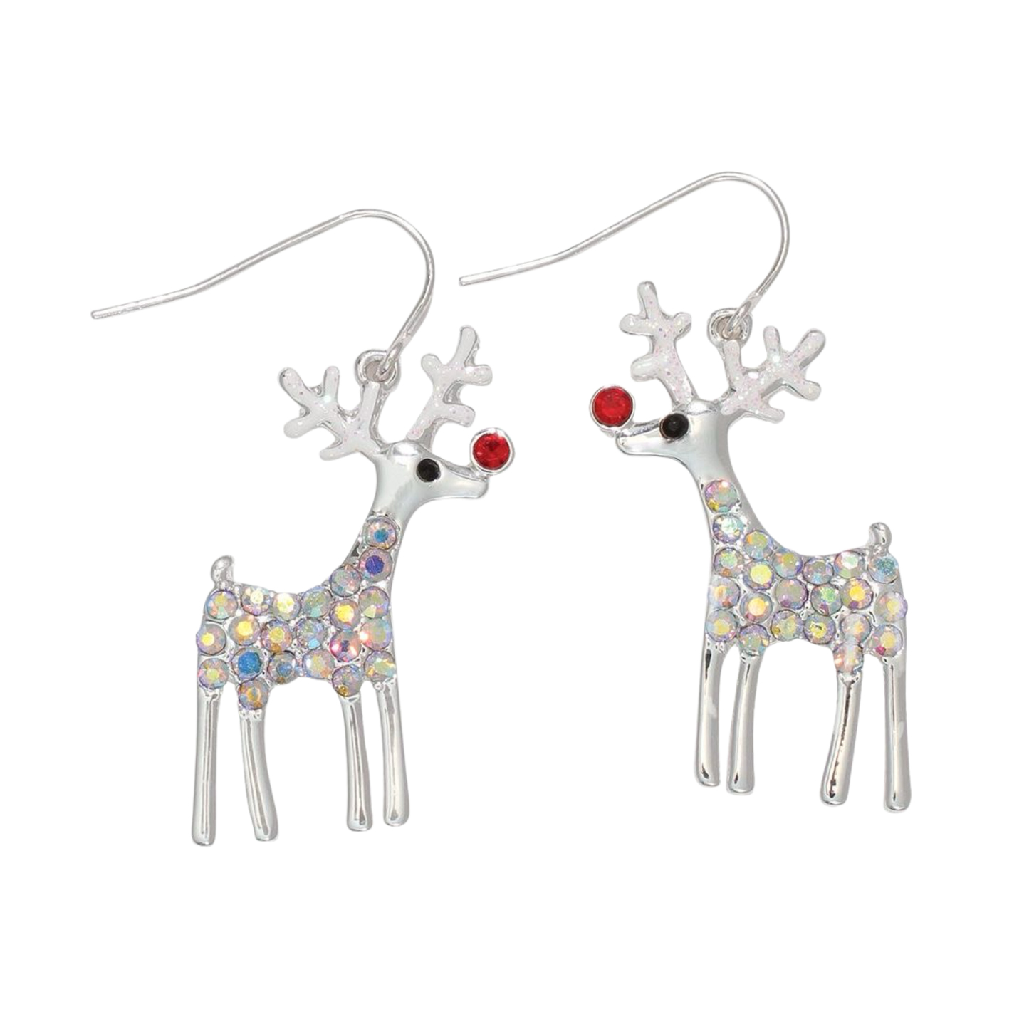 Silver Rudolph Earrings