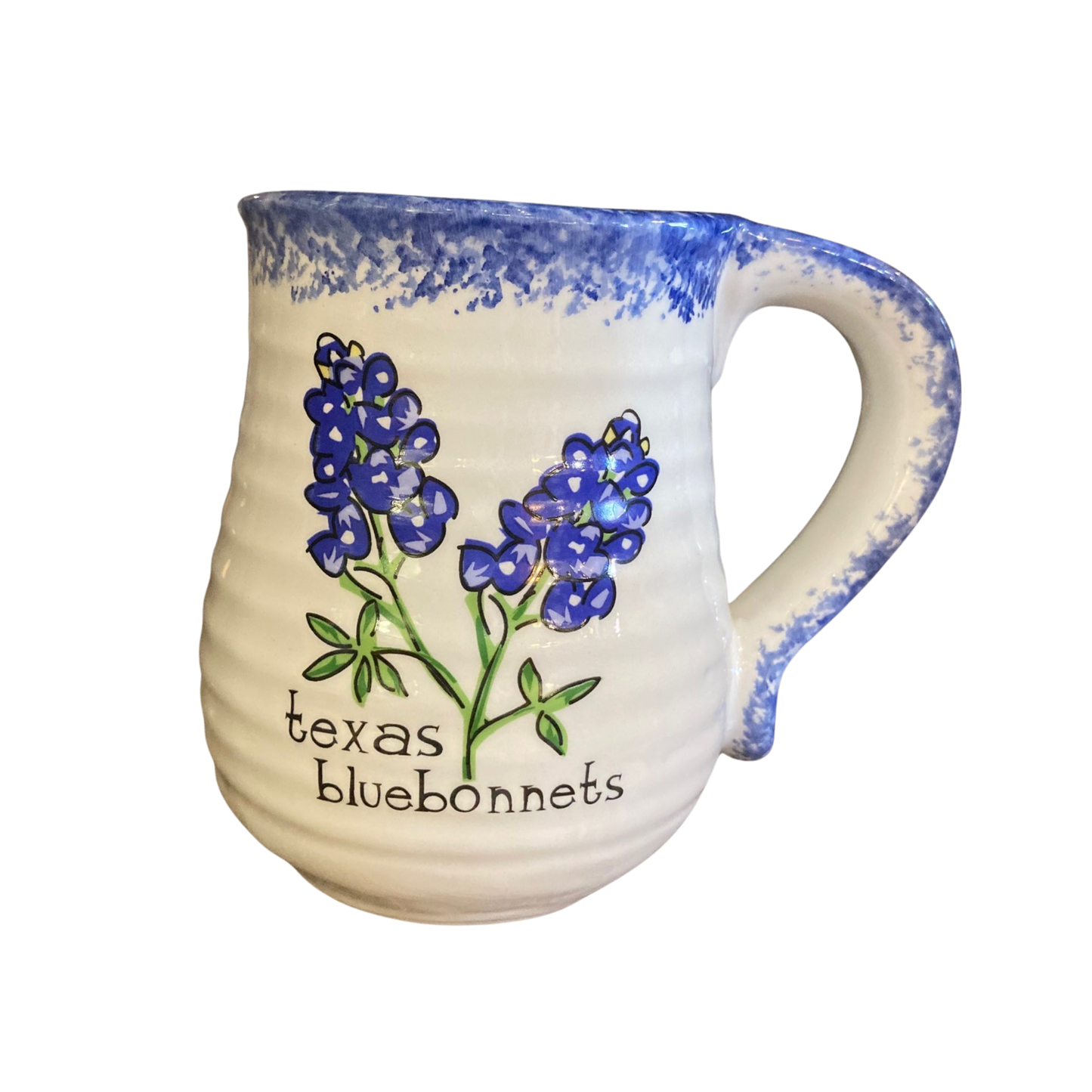Bluebonnets Pottery Mug