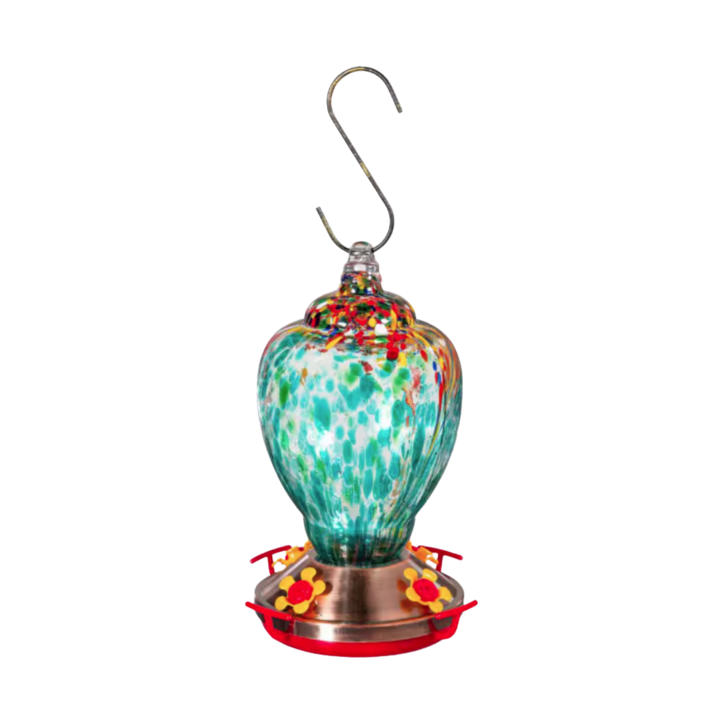 Blue Coastal Bird Feeder