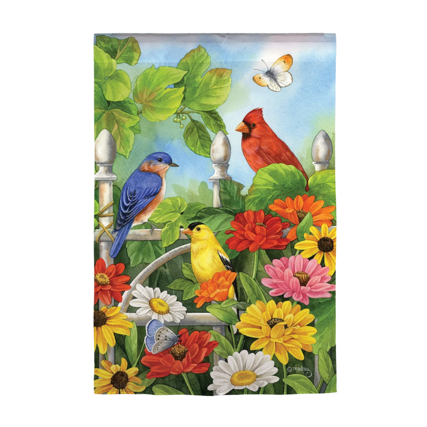Jewels of Summer Garden Flag