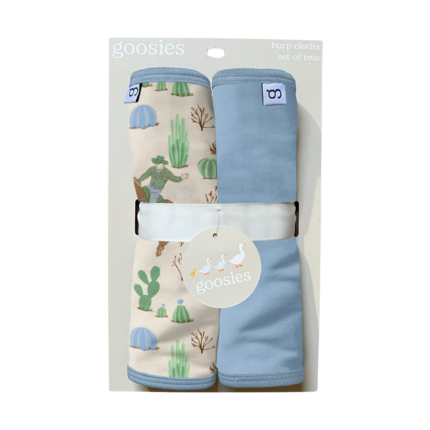 Burp Cloth Set Cowboy