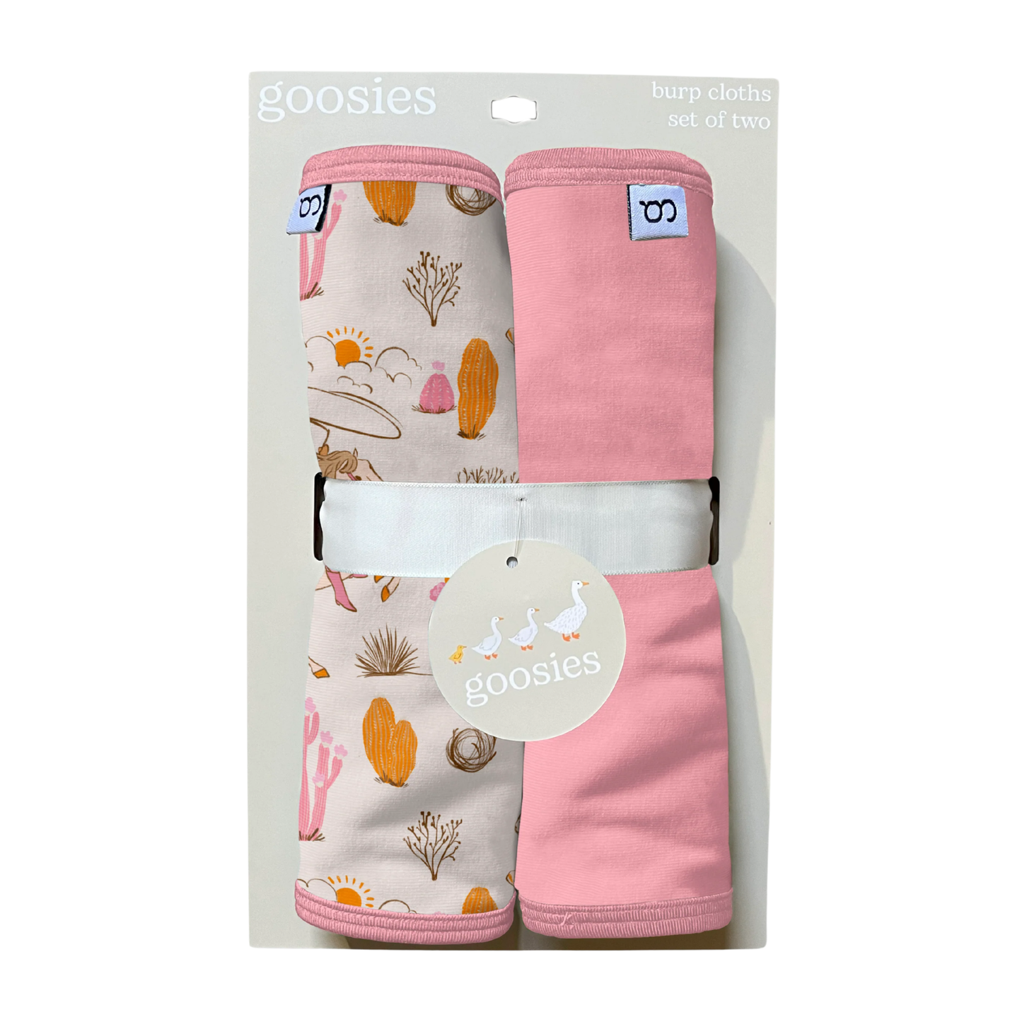 Burp Cloth Set Cowgirl