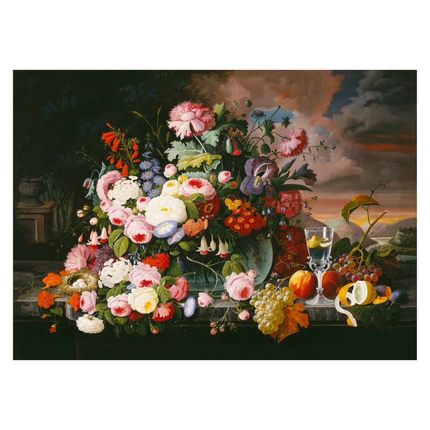 Amon Carter Poster Prints Still Life of Flowers and Fruit