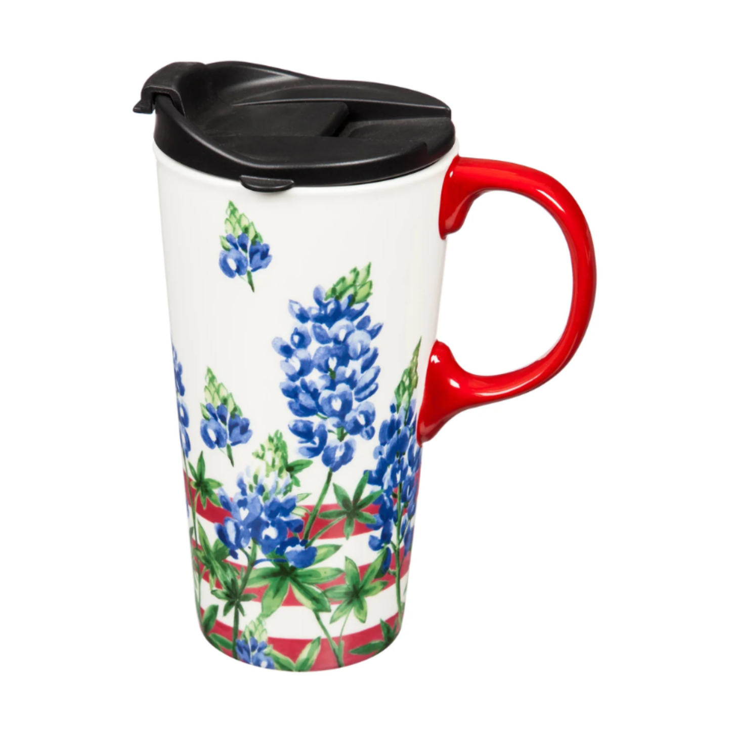 Bluebonnets Ceramic Travel Cup