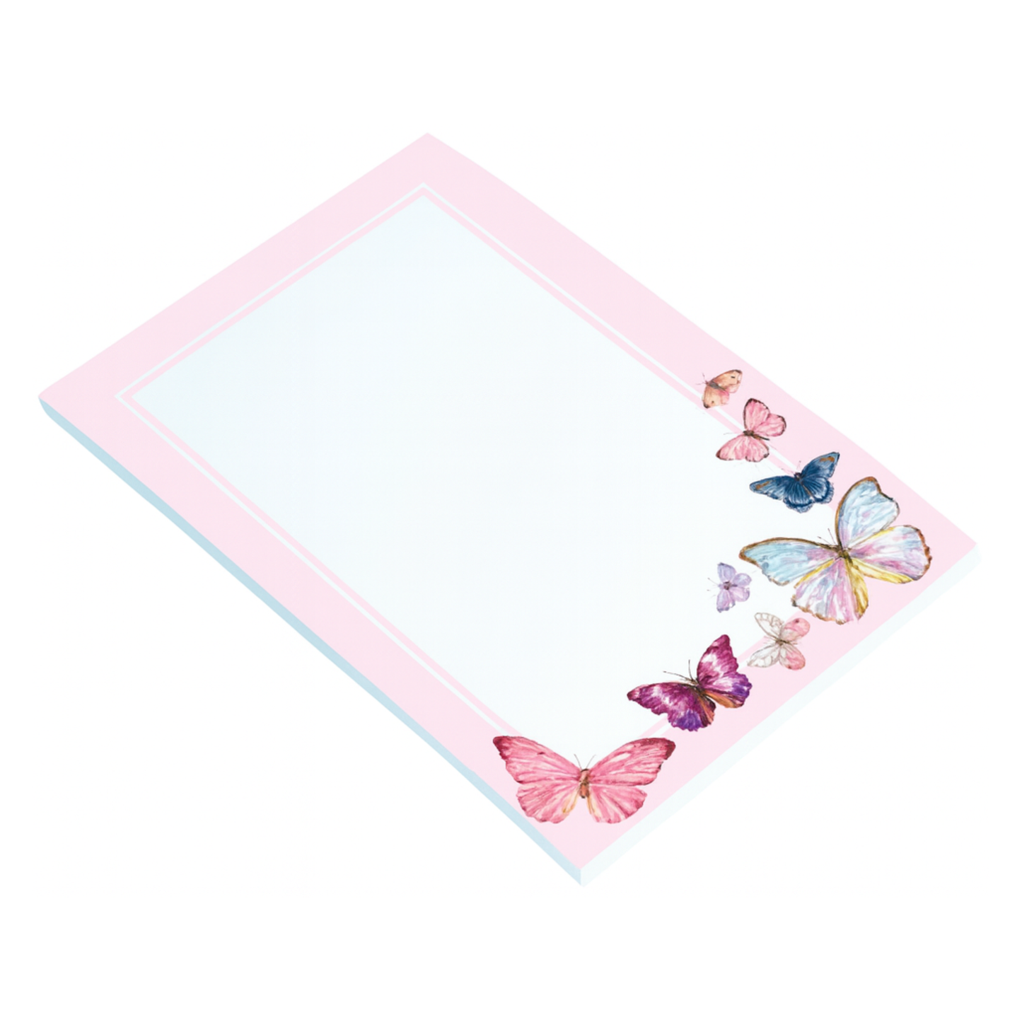 Pink Butterflies Notepad
