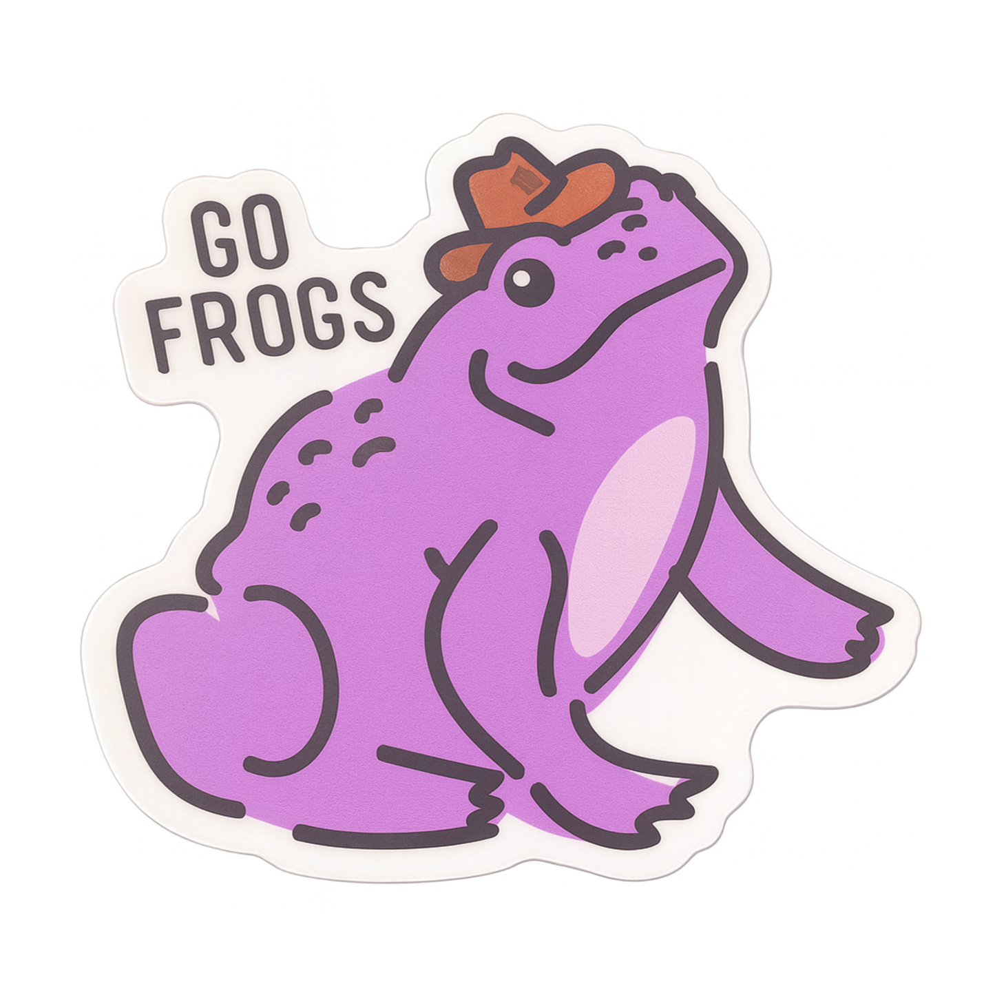 Howdy Frog Sticker