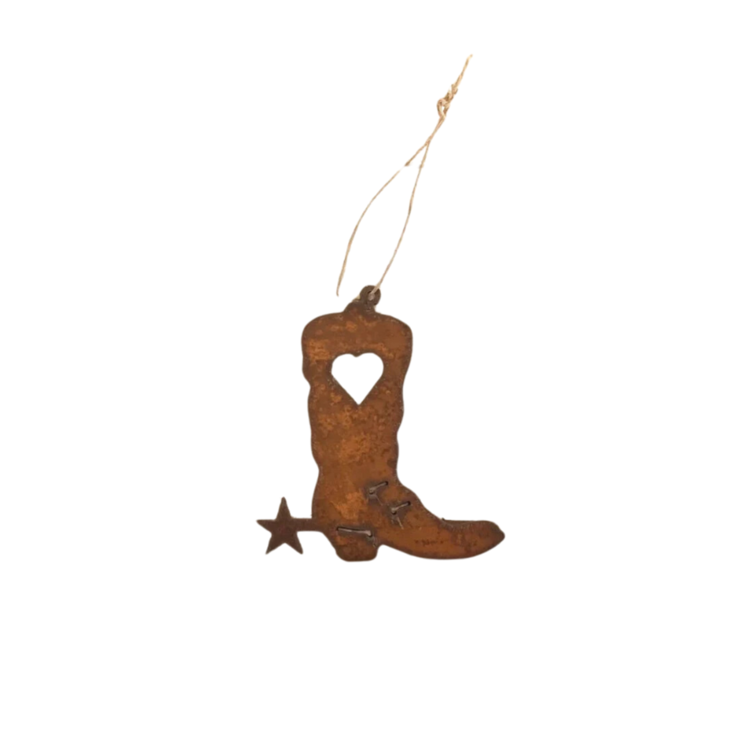Boot with Heart Ornament