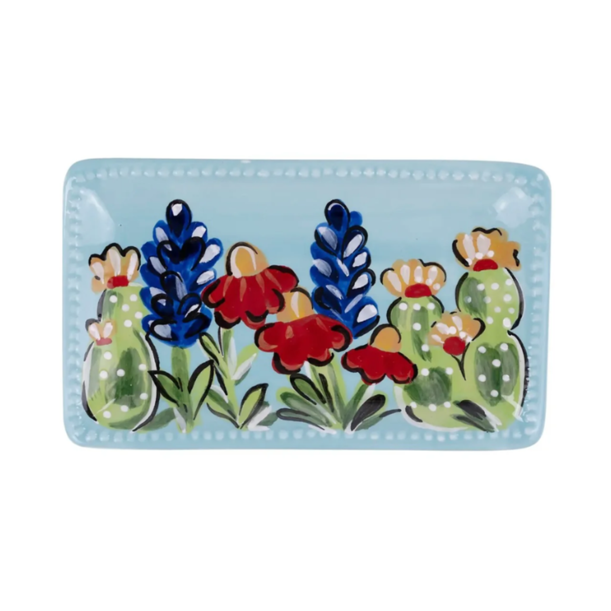 Texas Wildflower Trinket Tray