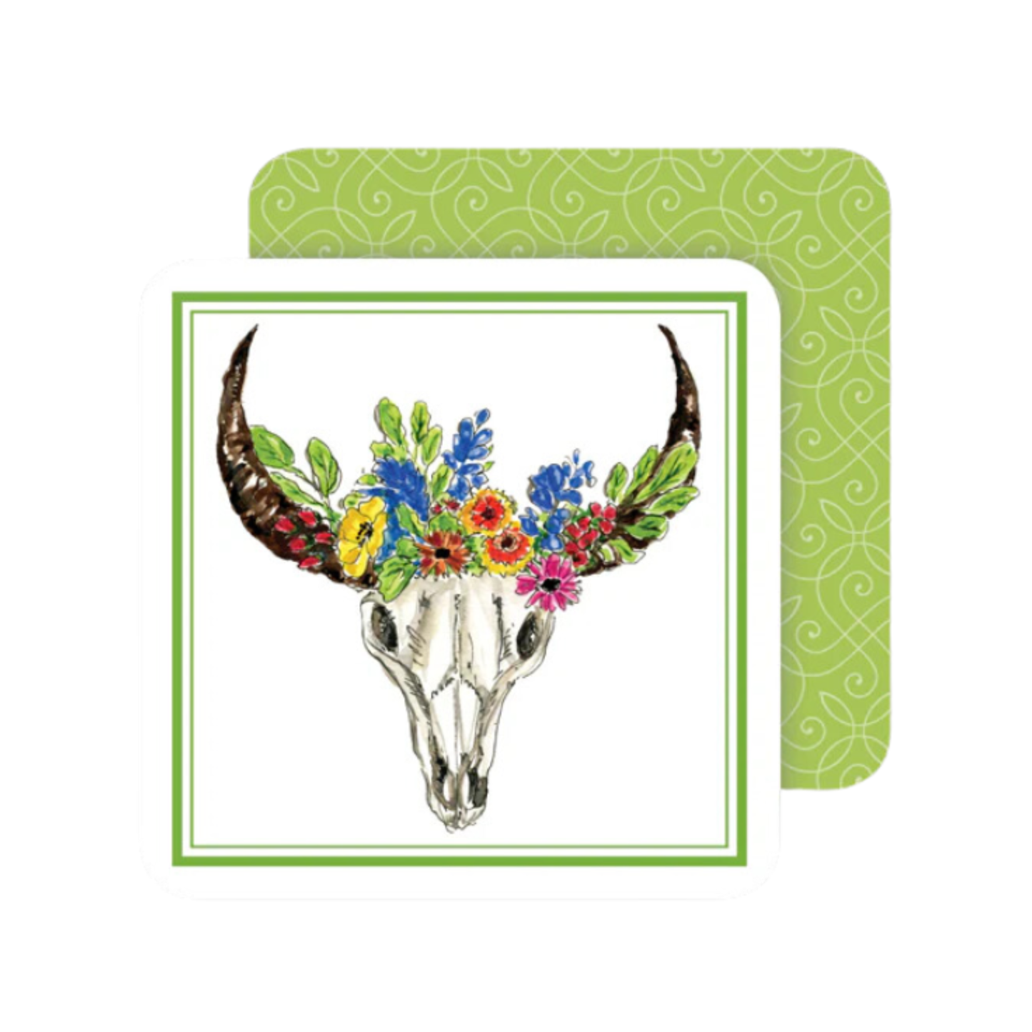 Coaster Cow Skull