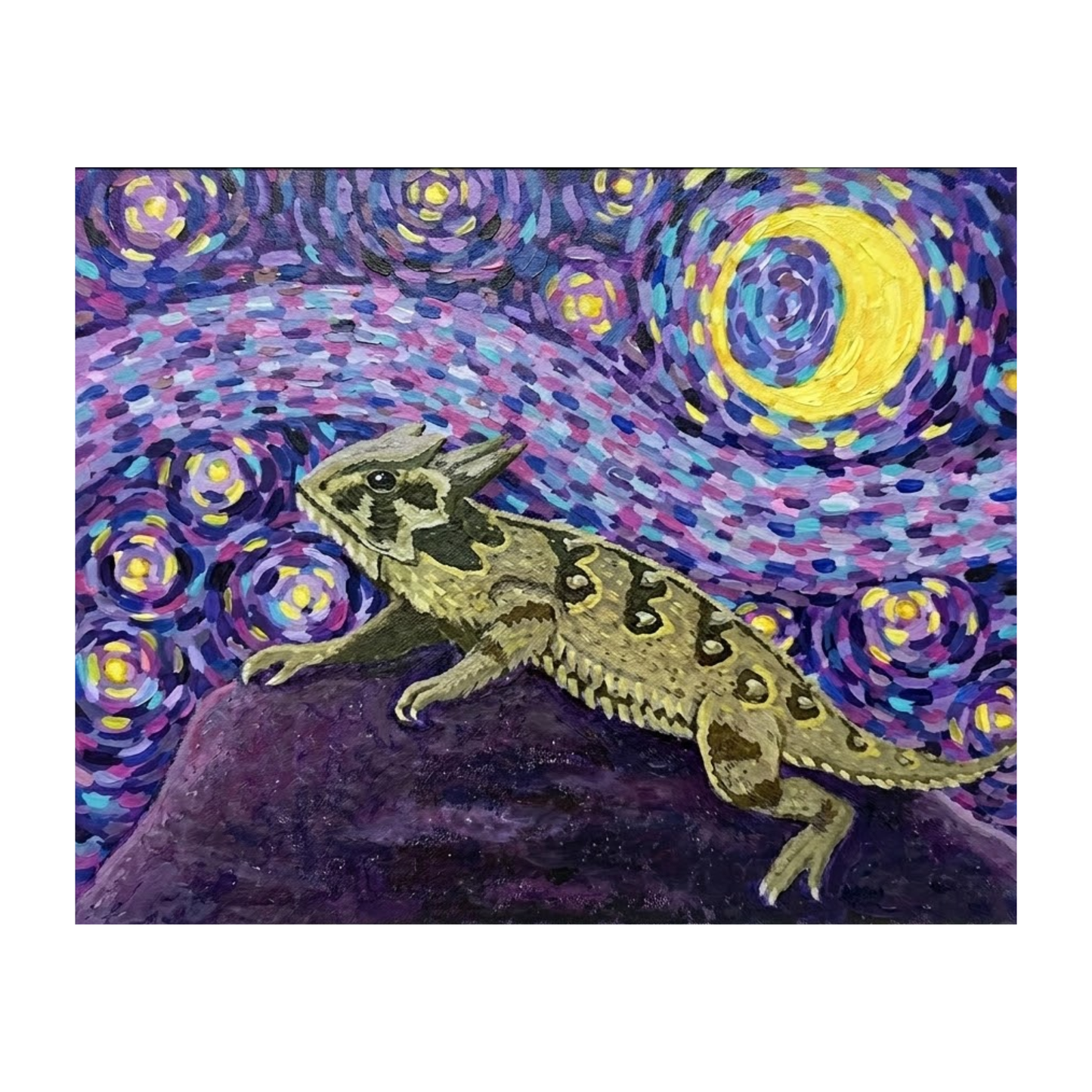 Horned Frog Notecard