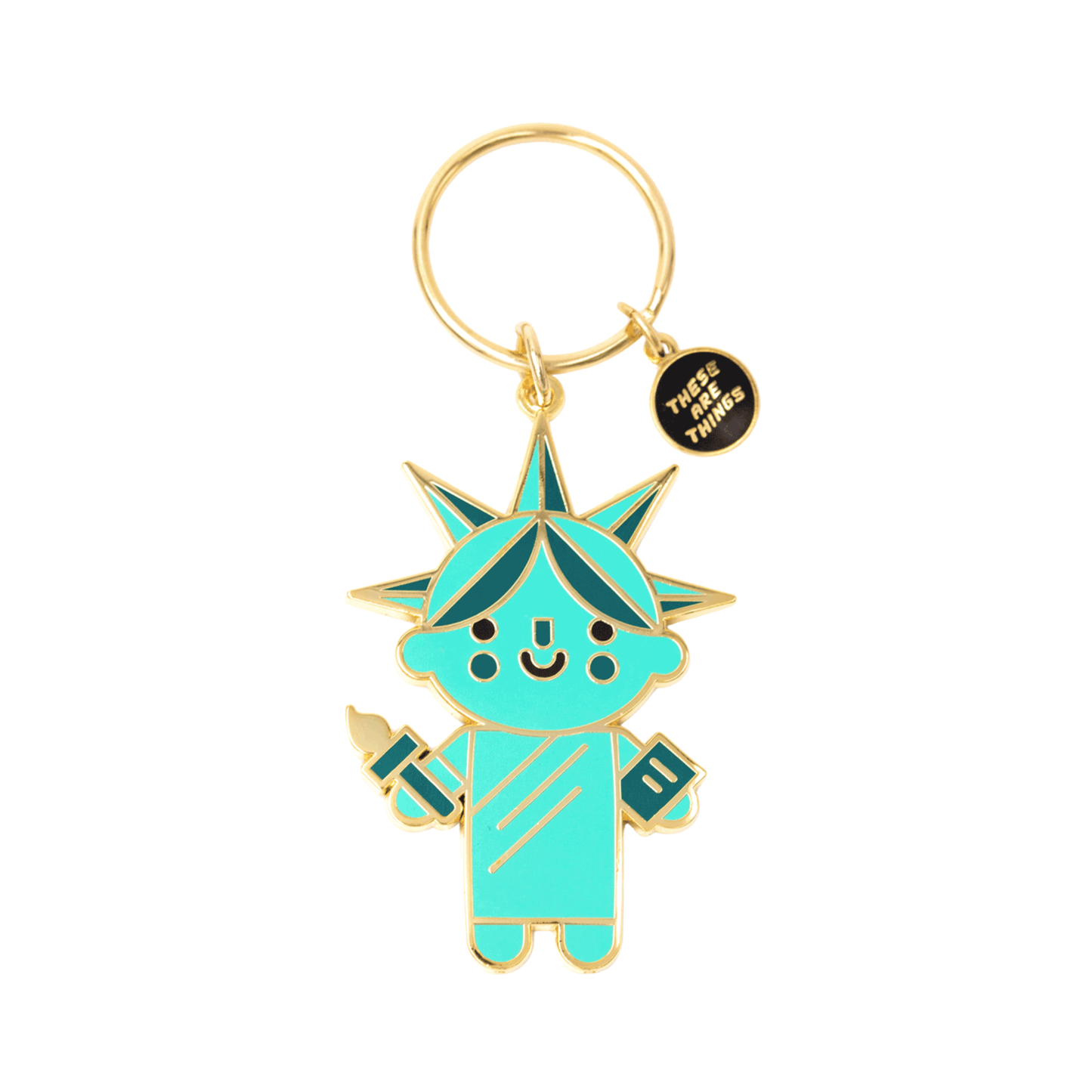 Liberty Baby Enamel Keychain