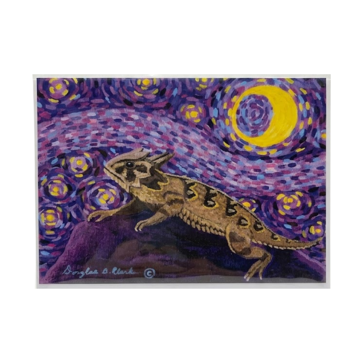 Horned Frog Notecard
