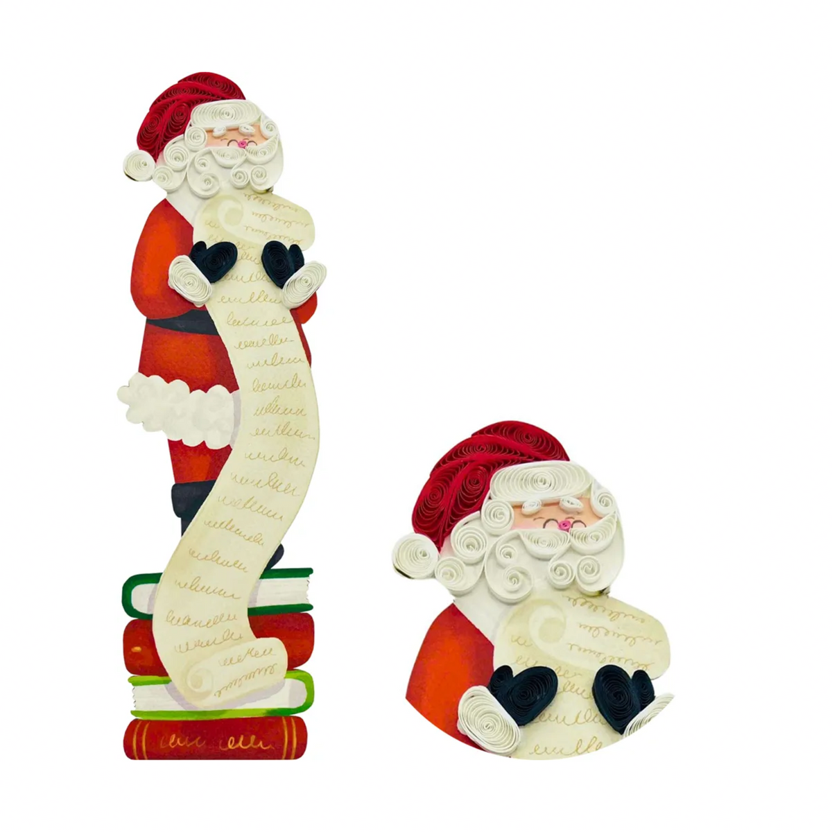 Santa's List Quill Bookmark