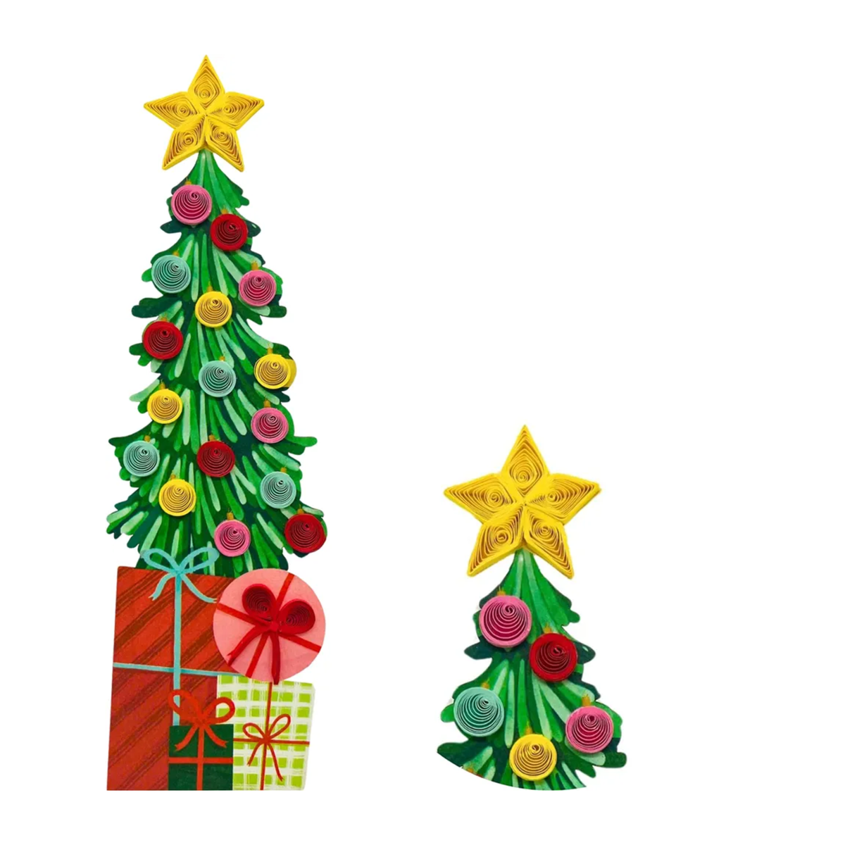 Christmas Tree Quill Bookmark