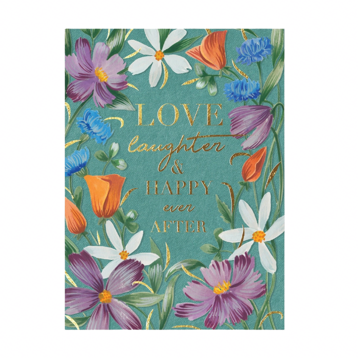 Love, Laughter Wedding Card