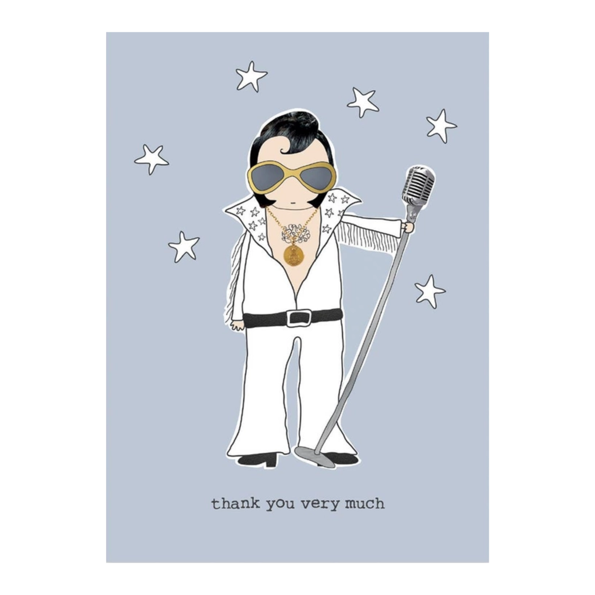 Elvis Thank you Card