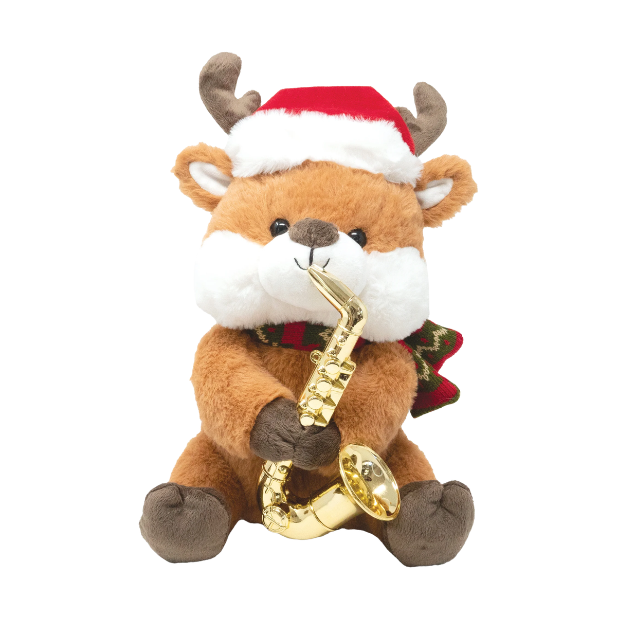 Merry Saxmas Sterling Reindeer