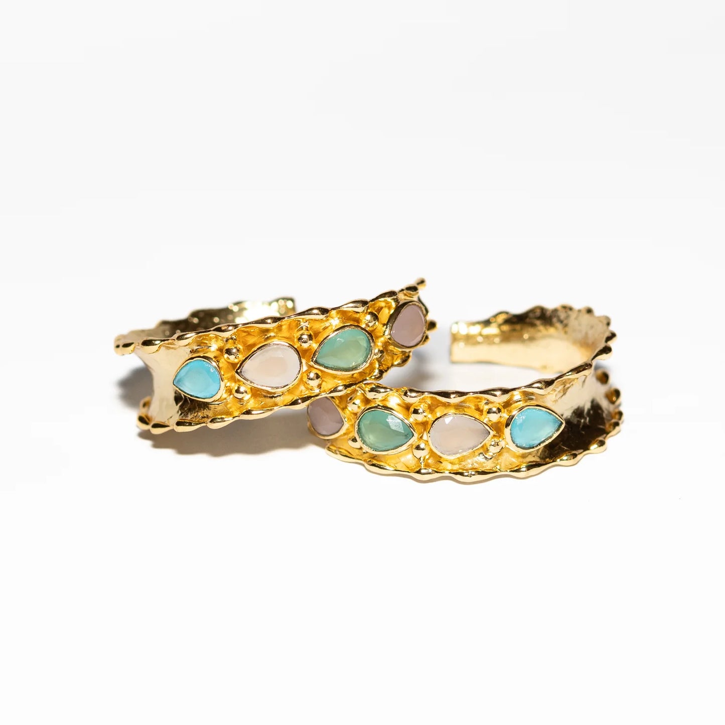 Regal Hoop - Multi Pastel Earring
