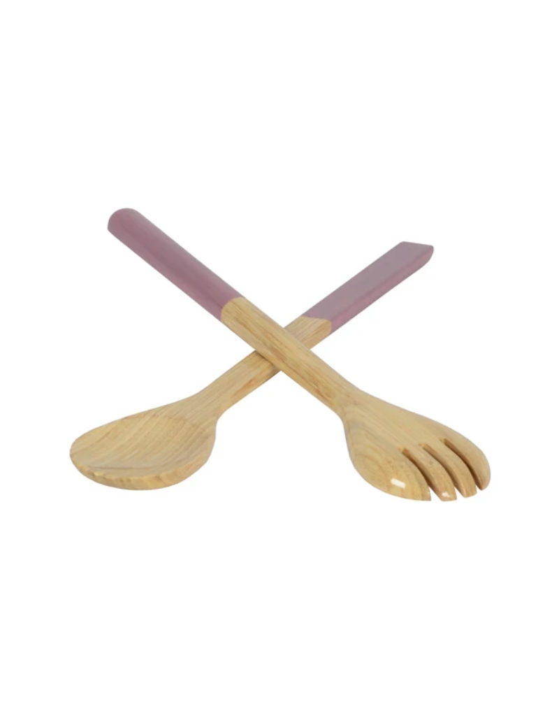 Salad Server Set Mauve