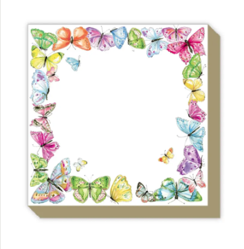 Butterfly Border Notepad