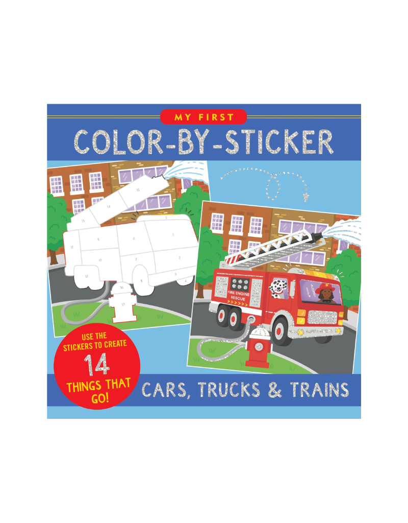 First Color Sticker Cars, Trucks and Trains