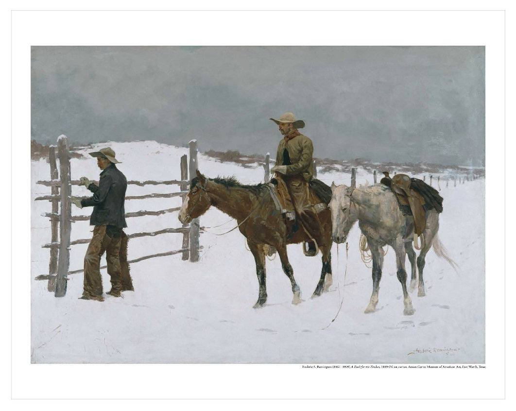 Amon Carter Poster Prints The Fall of the Cowboy