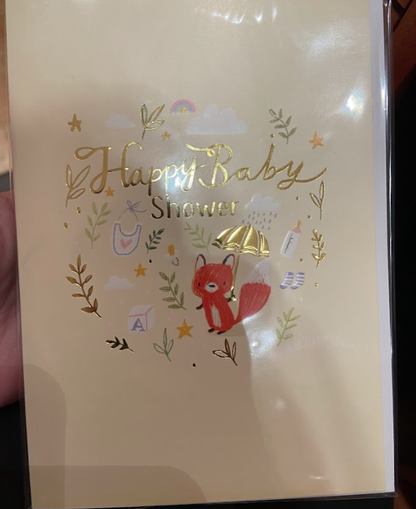 Baby Shower Notecard