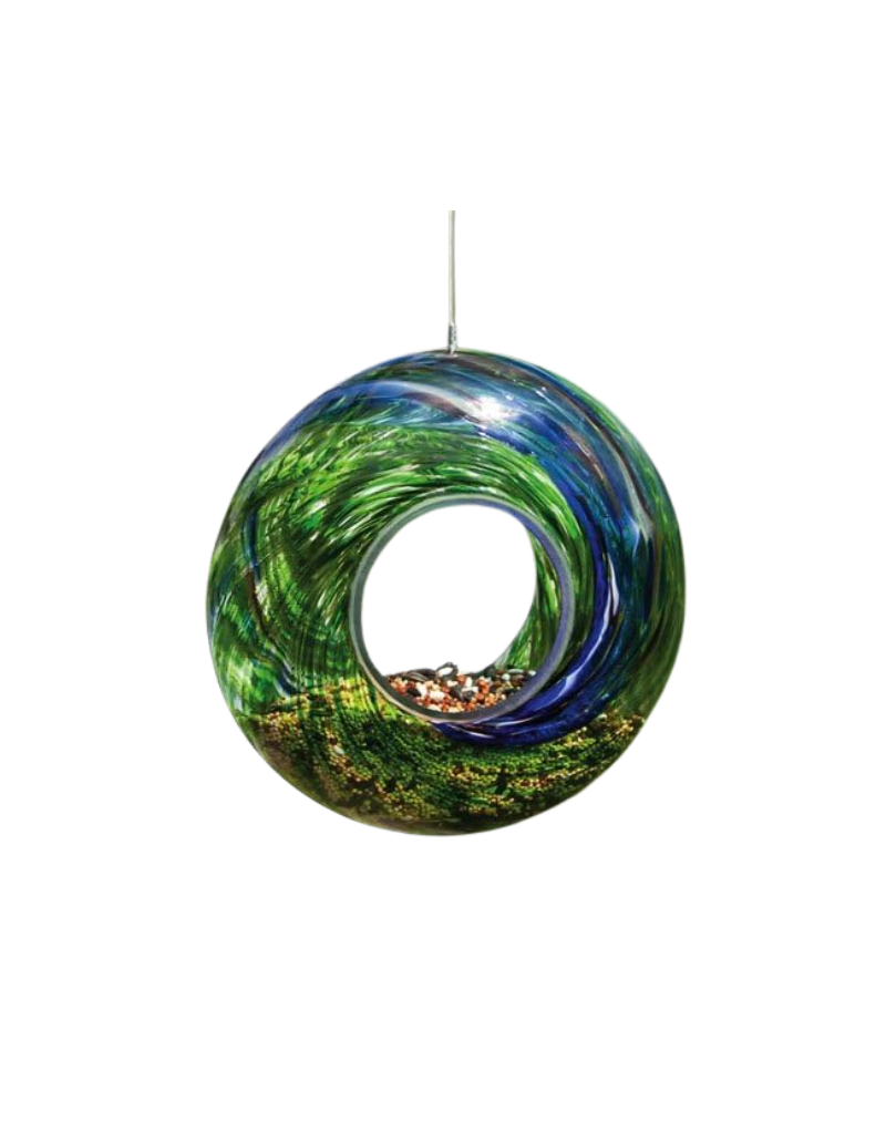 Glass Circle Feeder