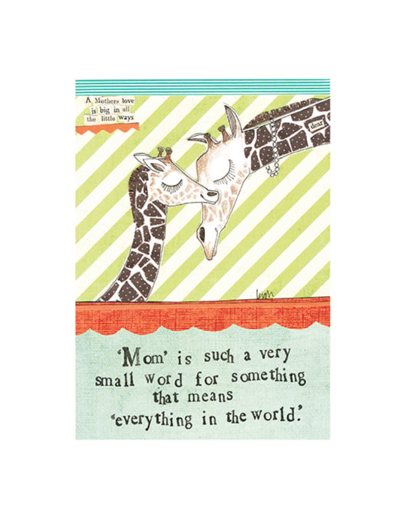 Giraffe Notecard