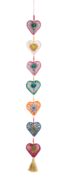 Knit Heart Garland