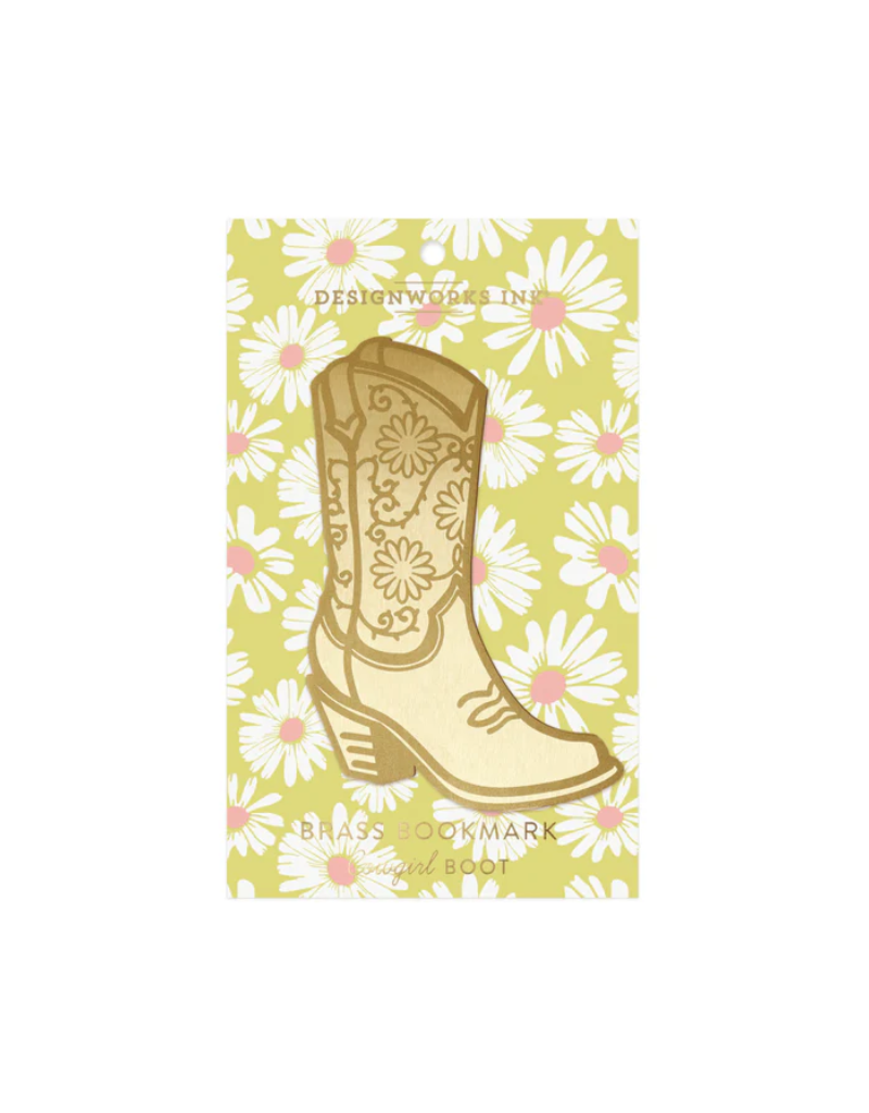 Brass Bookmark - Cowgirl