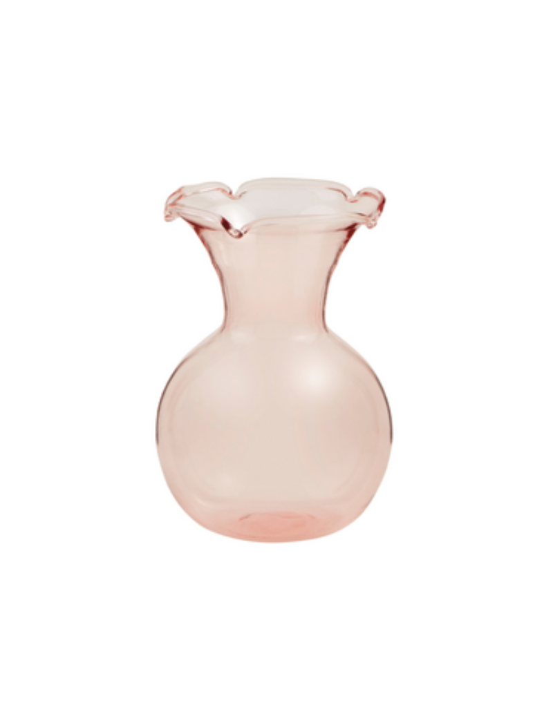Pink Ruffle Vase