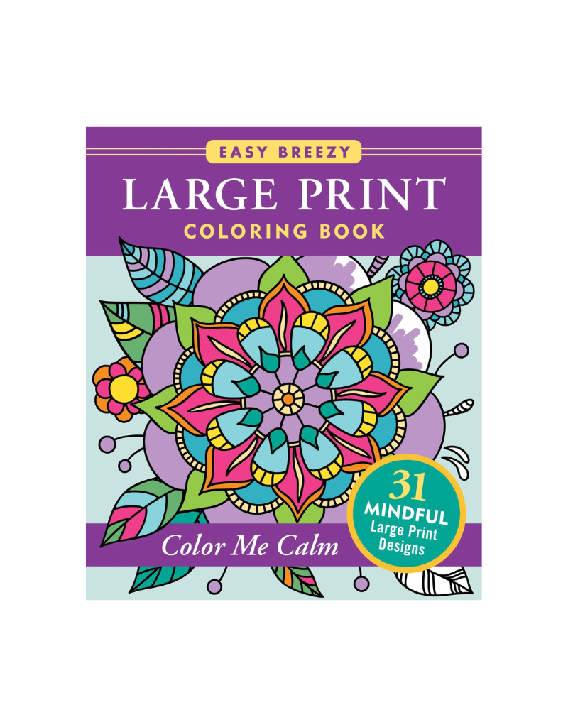 Color Large Print Color Me Calm