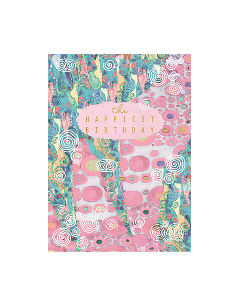 Klimt in Rose Notecard