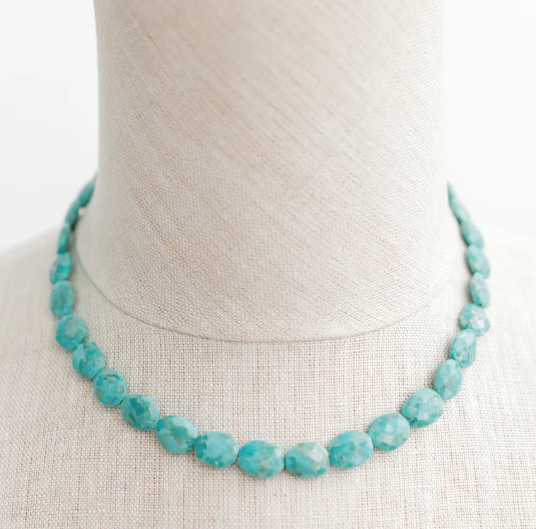 Facets Turquoise Necklace