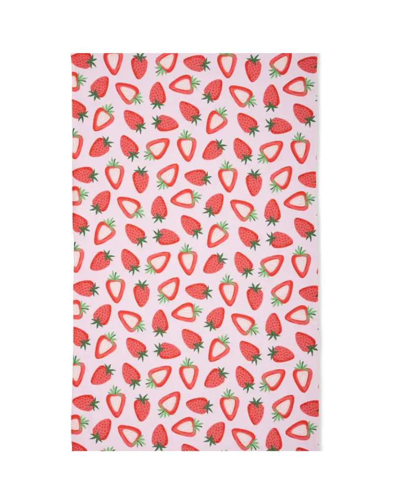 Sweet Strawberry Tea Towel