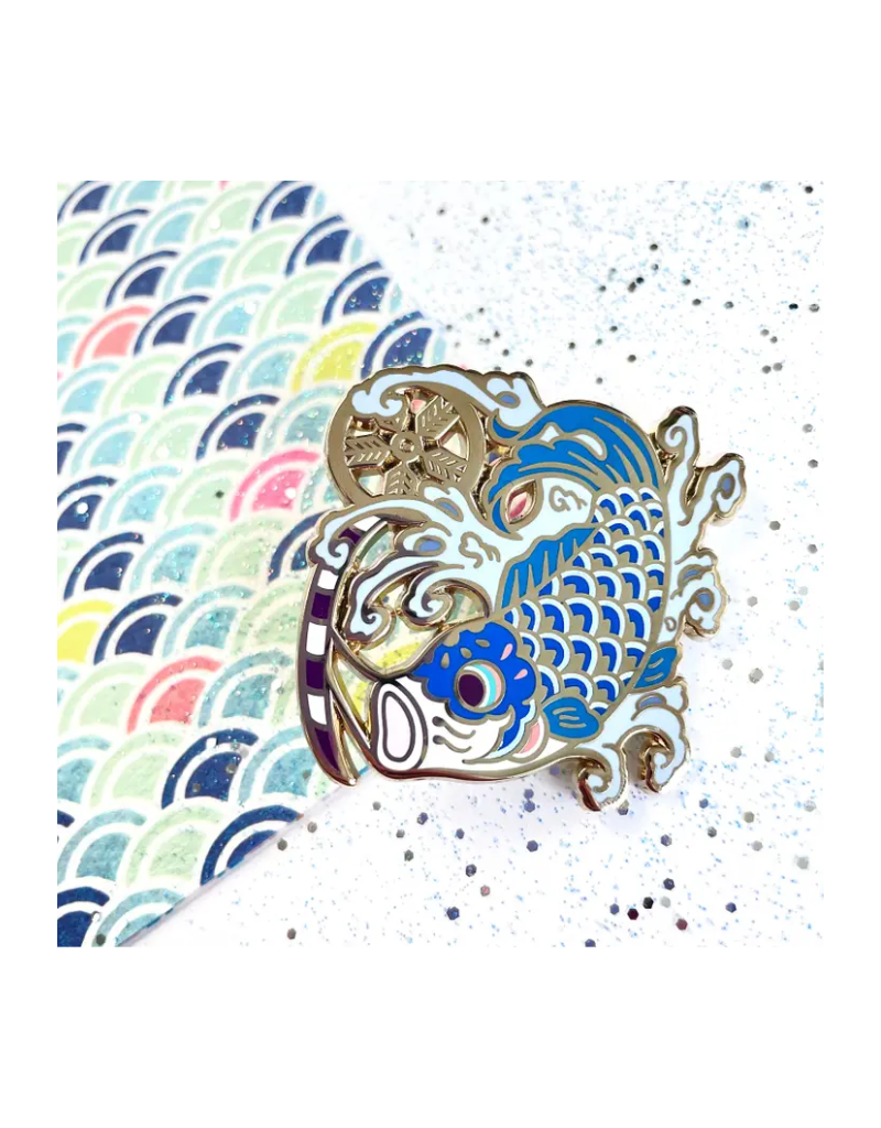 Koinobori Japanese Carp Enamel Pin