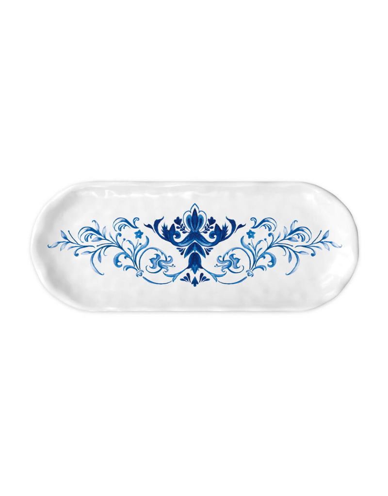 Indigo Seas Melamine Tray