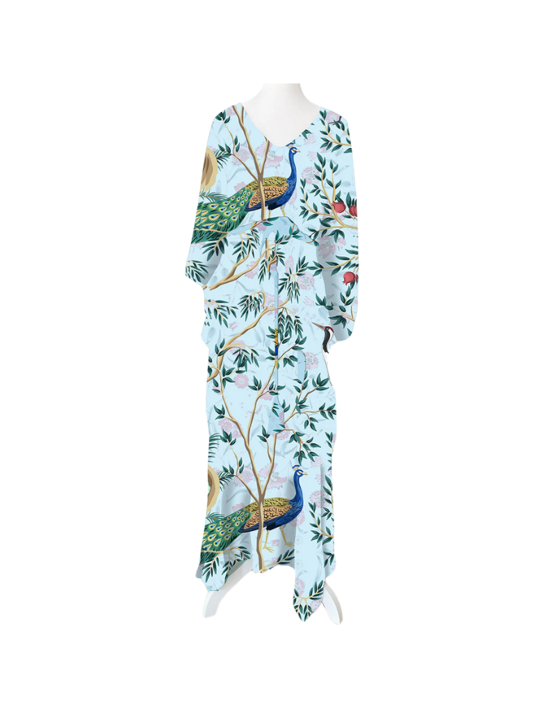 Peacock Paradise Tie Kaftan