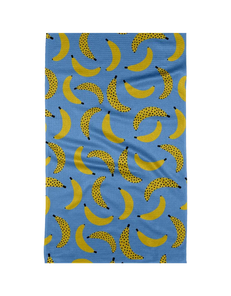 Blue Bananas Tea Towel