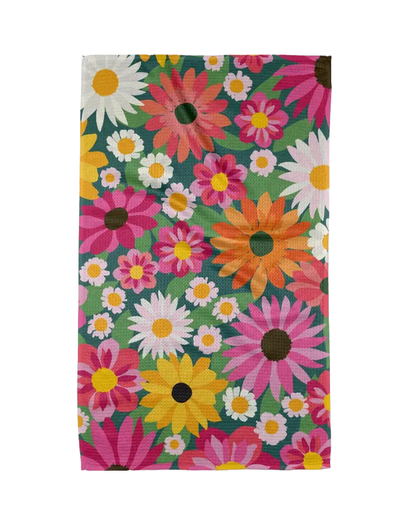 Wild Blooms Tea Towel