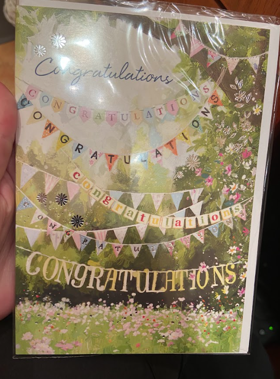 Banners Congratulations Notecard