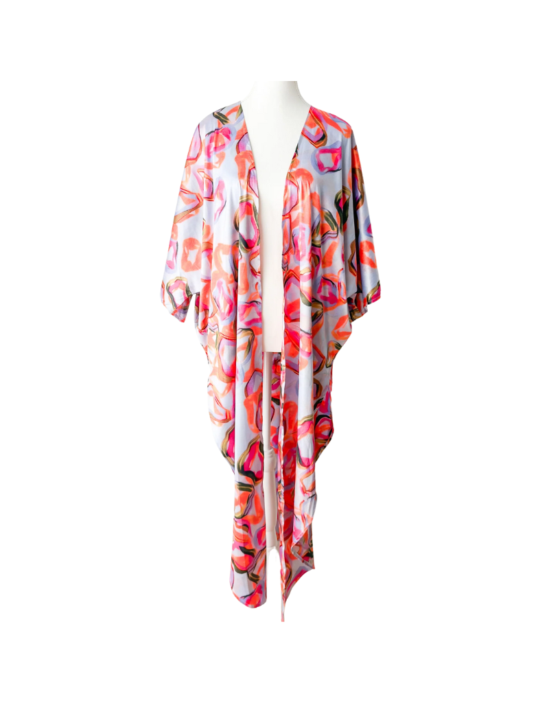 Lavender Fields Long Kimono