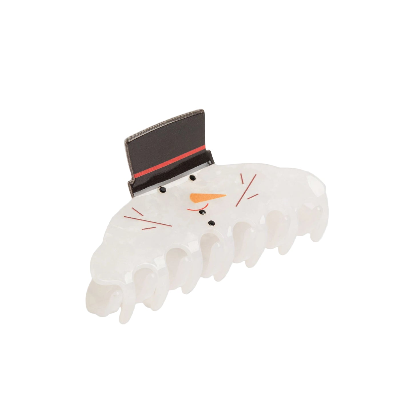 Snowman Hair Clip