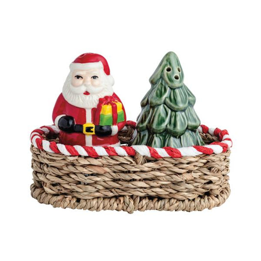 Santa Tree Salt and Pepper Set
