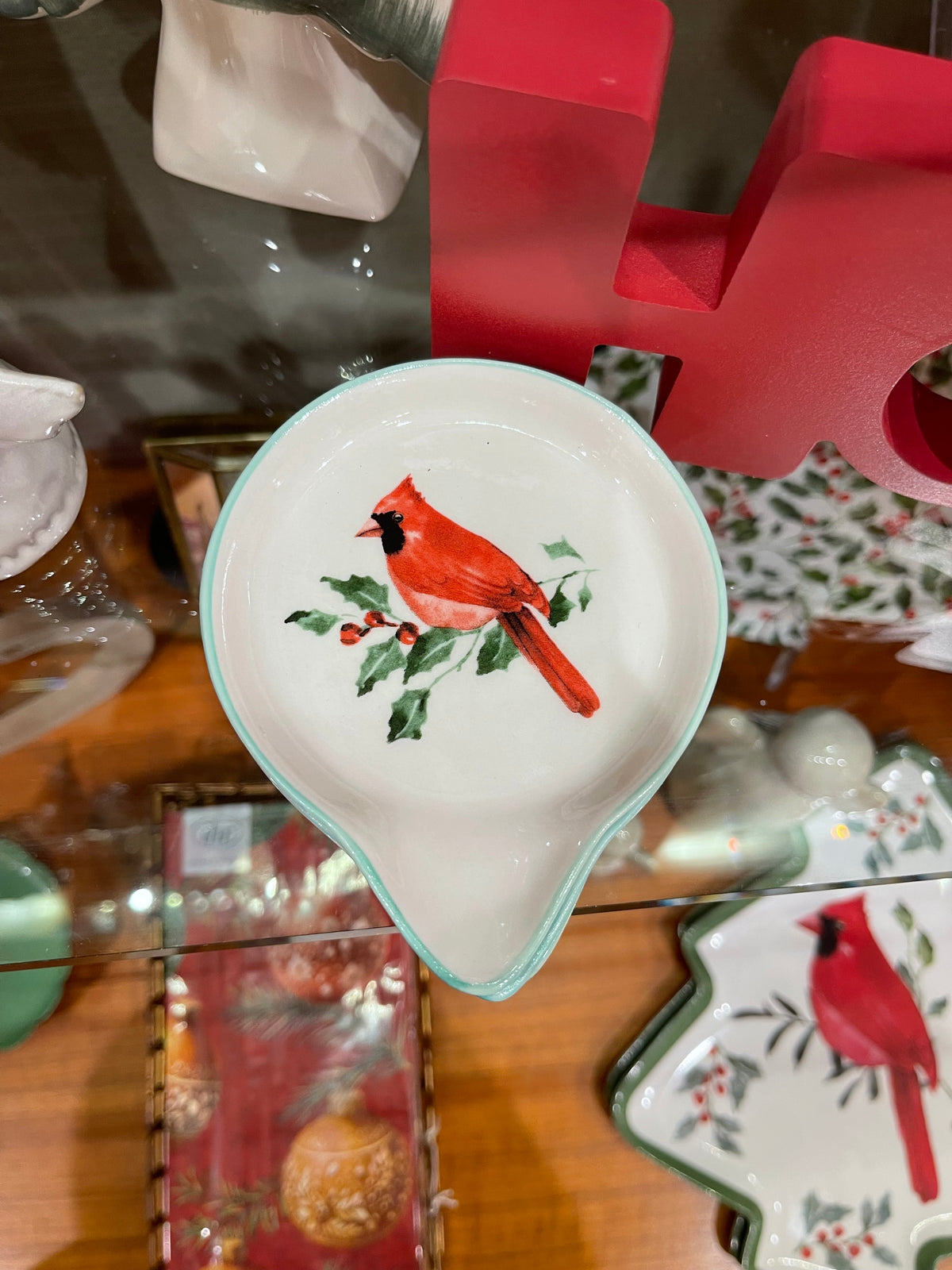 Cardinal Spoon Rest